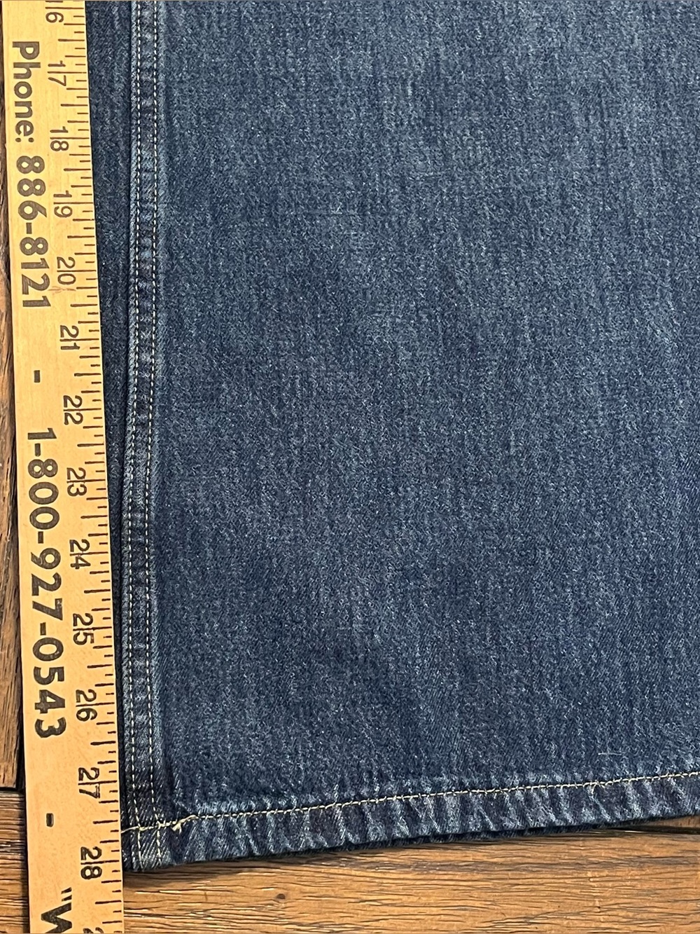 Banana Republic Slouch Straight Wide Leg Blue Jeans Womens 30 Petite - Picture 6 of 8
